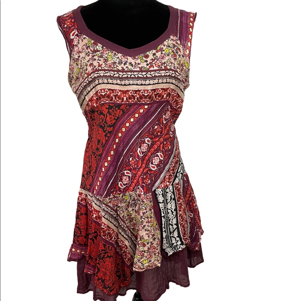 Coline Floral Print Swing Dress